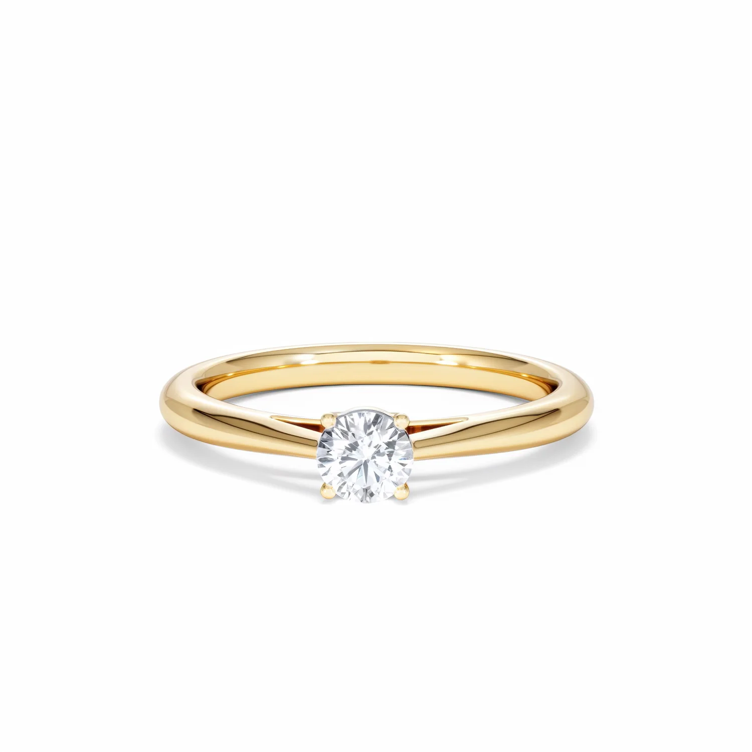Engagement Ring Elysia 0.33ct Lab Diamond G/Vs in 18K Gold - Image 87