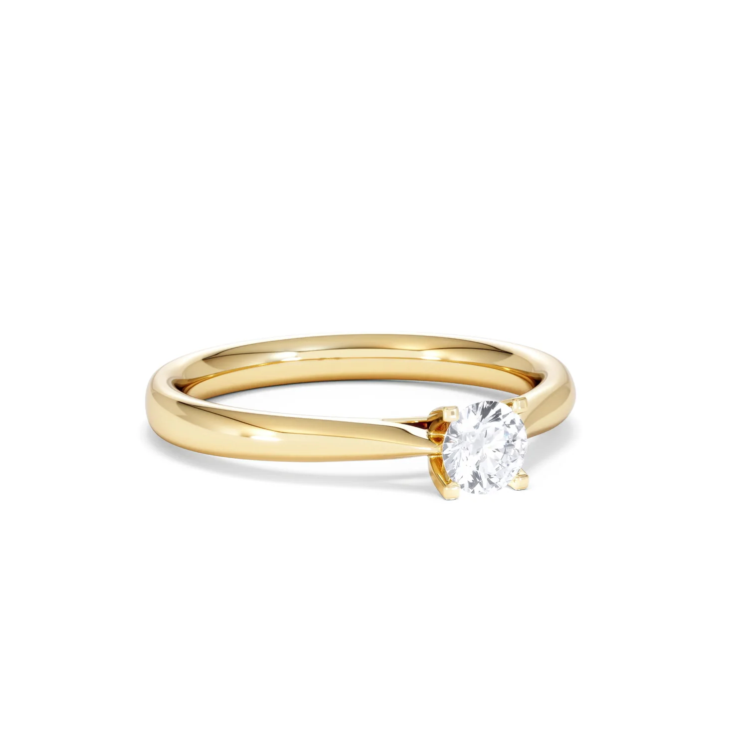 Engagement Ring Grace 0.33ct Lab Diamond G/Vs in 18K Gold - Image 14
