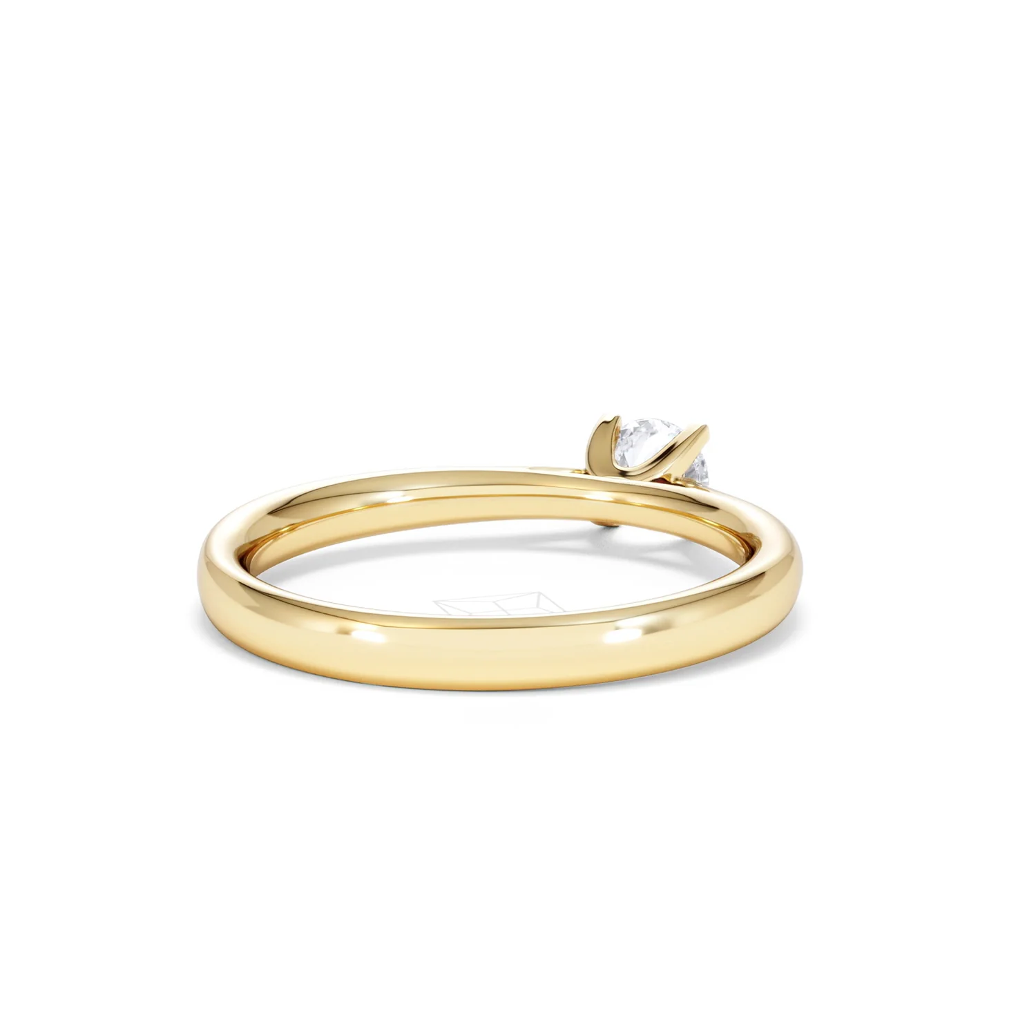 Engagement Ring Grace 0.33ct Lab Diamond G/Vs in 18K Gold - Image 42