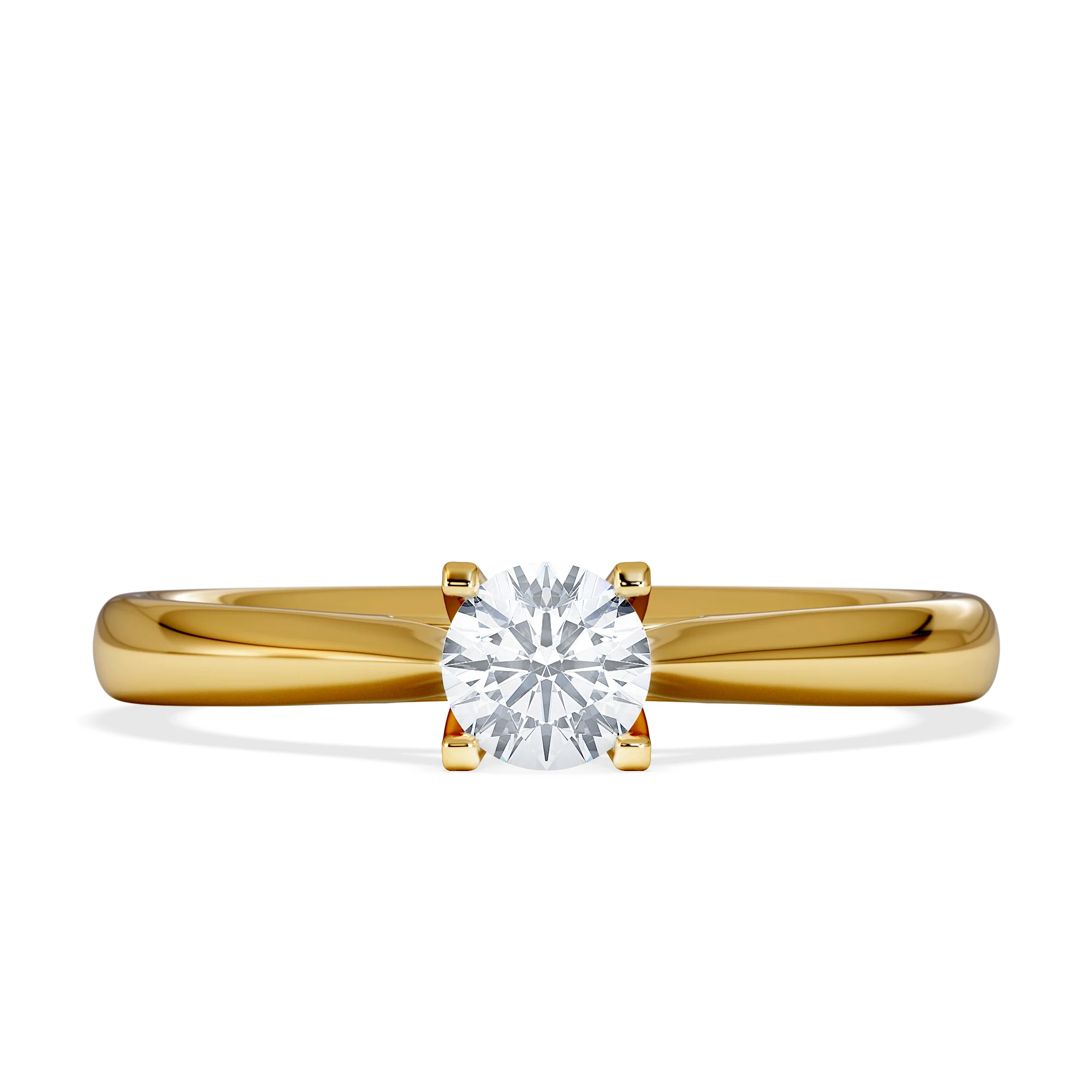 Engagement Ring Grace 0.33ct Lab Diamond G/Vs in 18K Gold - Image 6