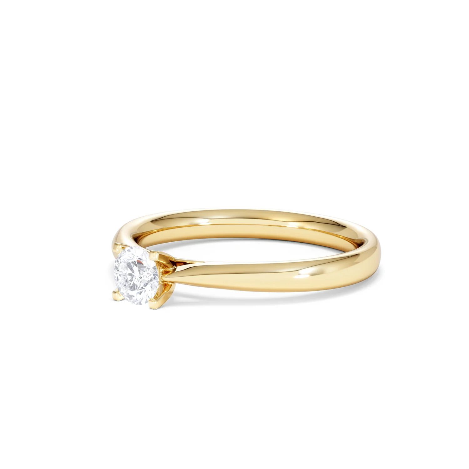 Engagement Ring Grace 0.33ct Lab Diamond G/Vs in 18K Gold - Image 79