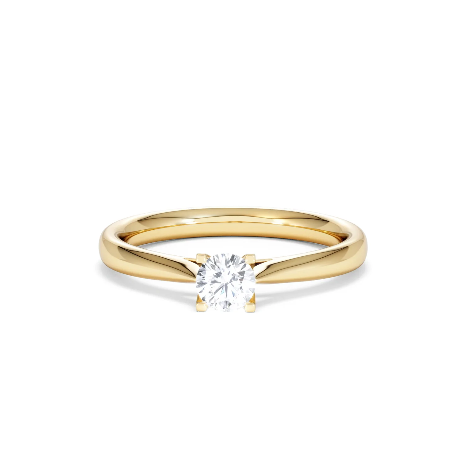 Engagement Ring Grace 0.33ct Lab Diamond G/Vs in 18K Gold - Image 87