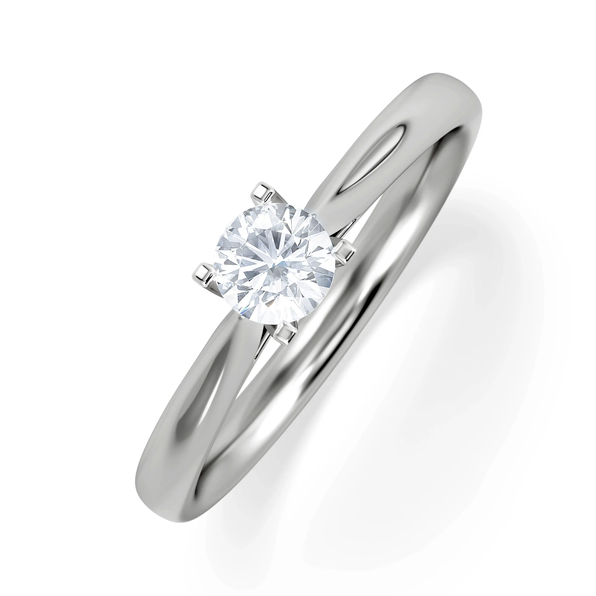 Engagement Ring Grace 0.33ct Lab Diamond G/Vs in Platinum