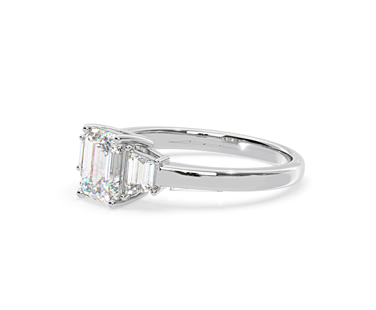 Erika Lab Diamond 1.70ct Emerald Cut Ring in 18K White Gold F/VS1 - Image 18