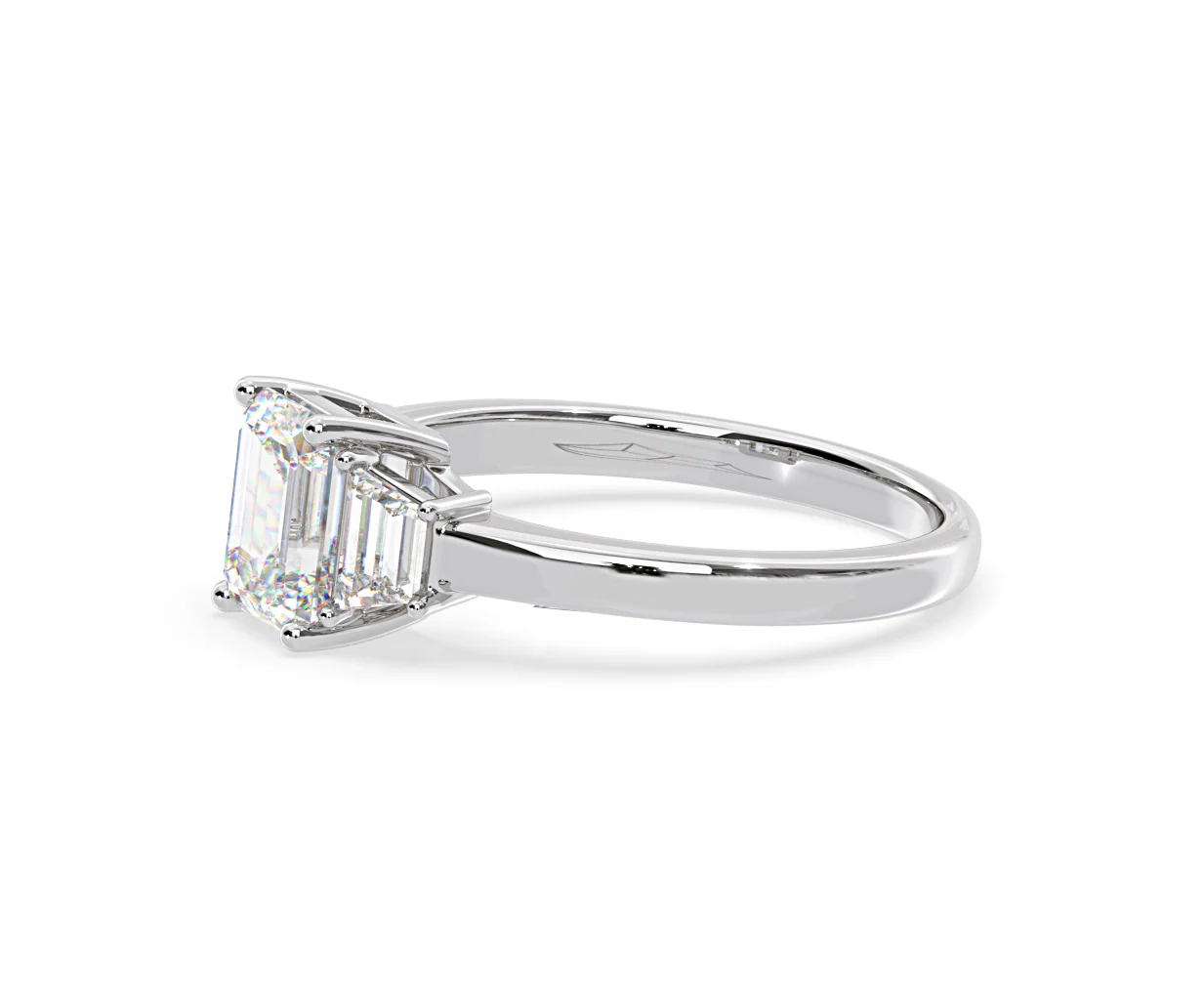 Erika Lab Diamond 1.70ct Emerald Cut Ring in 18K White Gold F/VS1 - Image 21