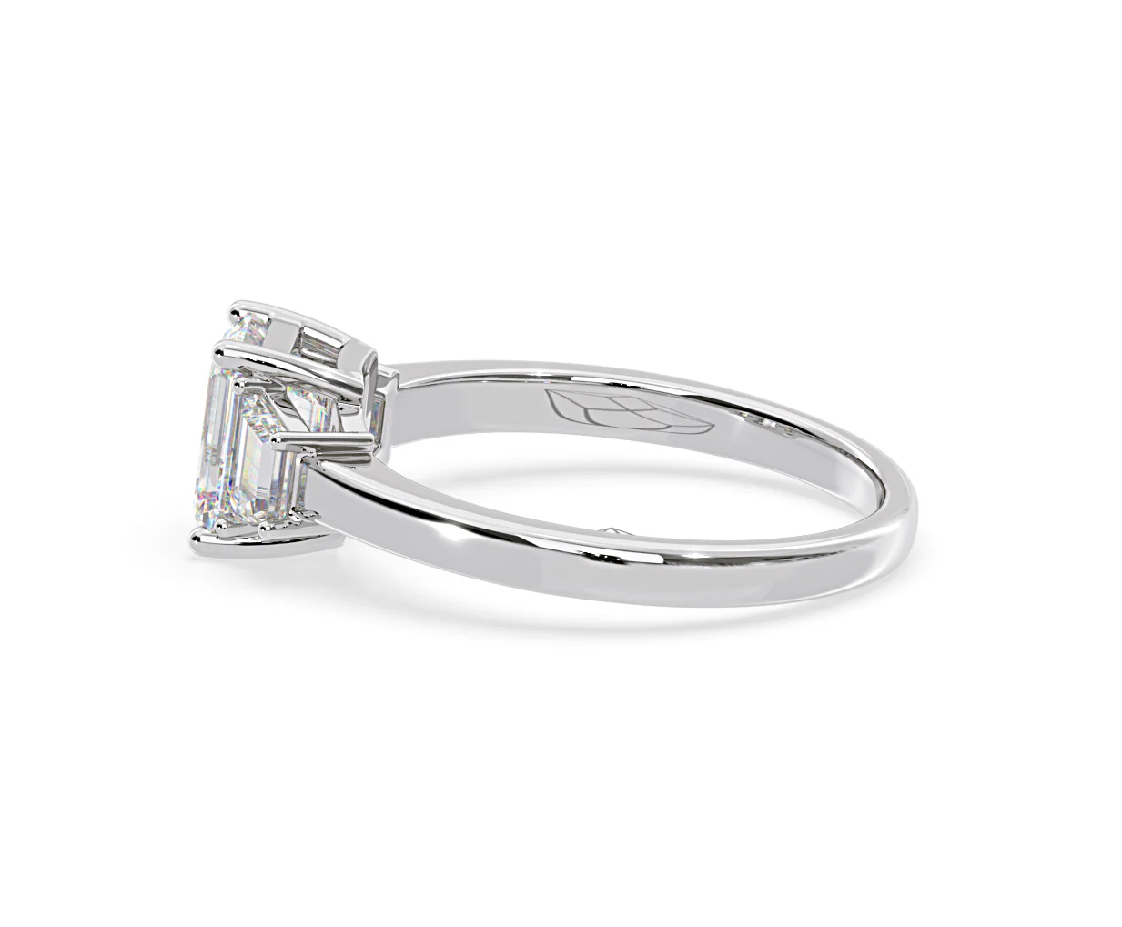 Erika Lab Diamond 1.70ct Emerald Cut Ring in 18K White Gold F/VS1 - Image 28