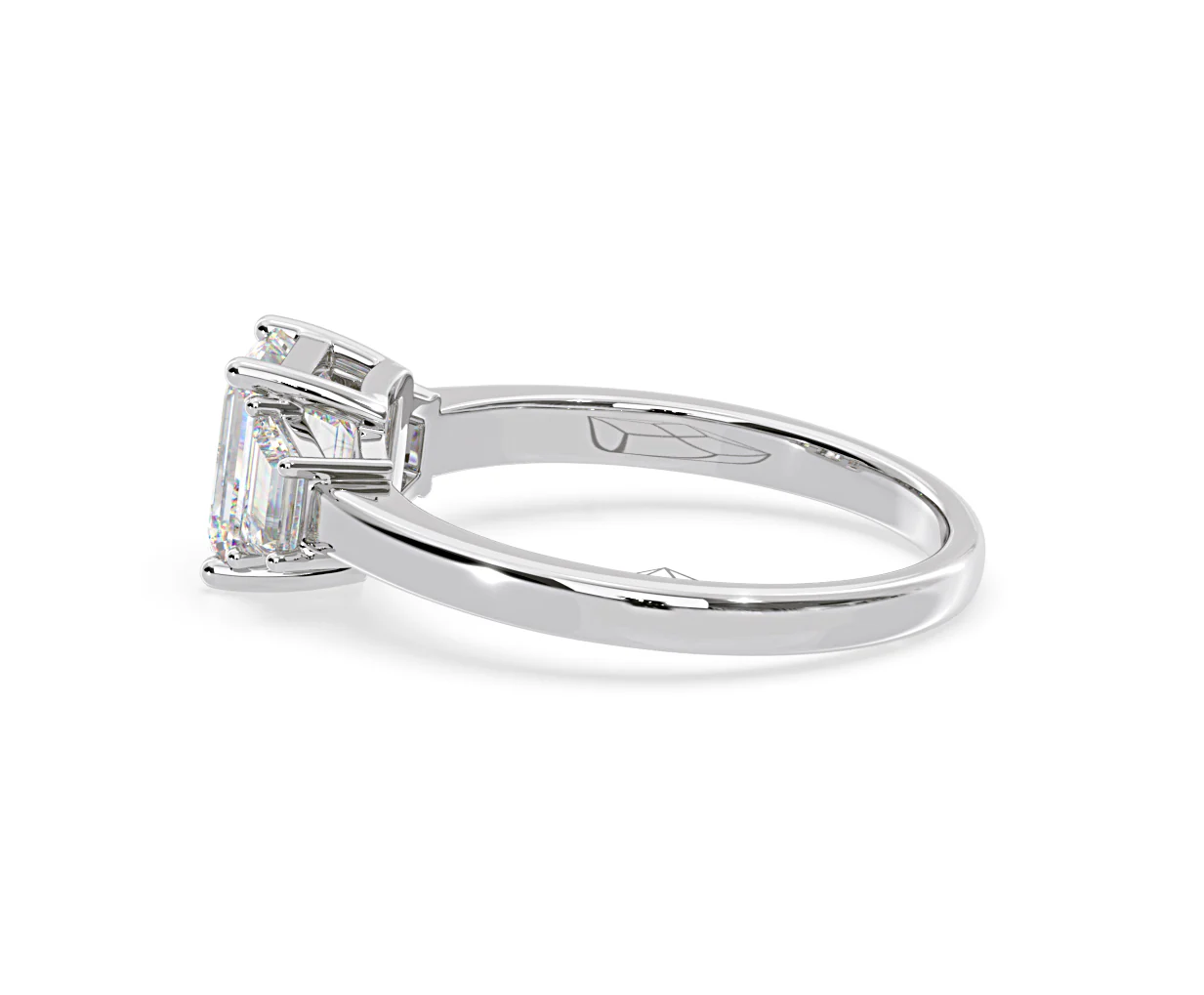 Erika Lab Diamond 1.70ct Emerald Cut Ring in 18K White Gold F/VS1 - Image 29