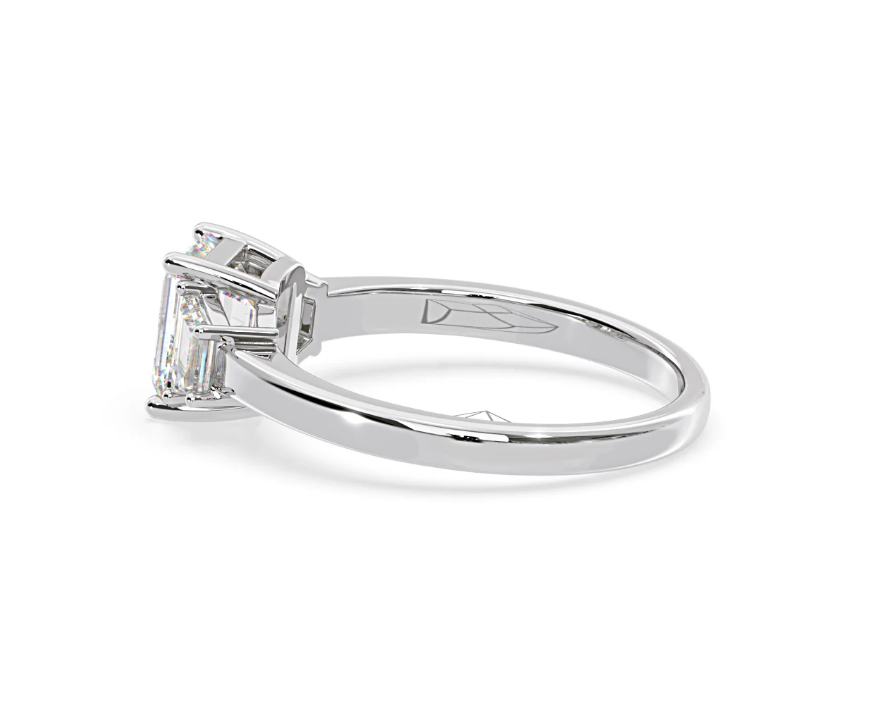 Erika Lab Diamond 1.70ct Emerald Cut Ring in 18K White Gold F/VS1 - Image 30