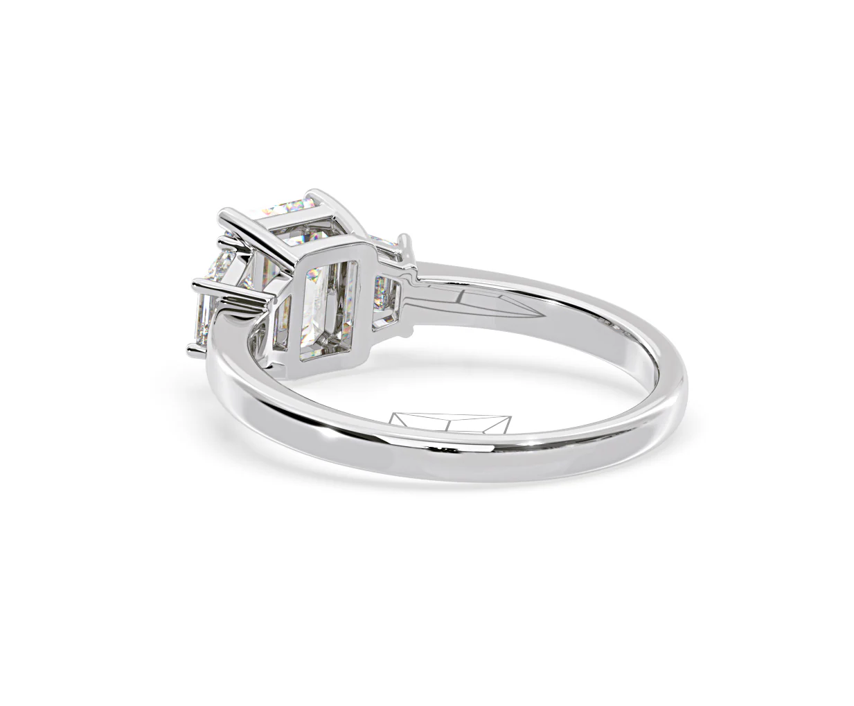 Erika Lab Diamond 1.70ct Emerald Cut Ring in 18K White Gold F/VS1 - Image 38