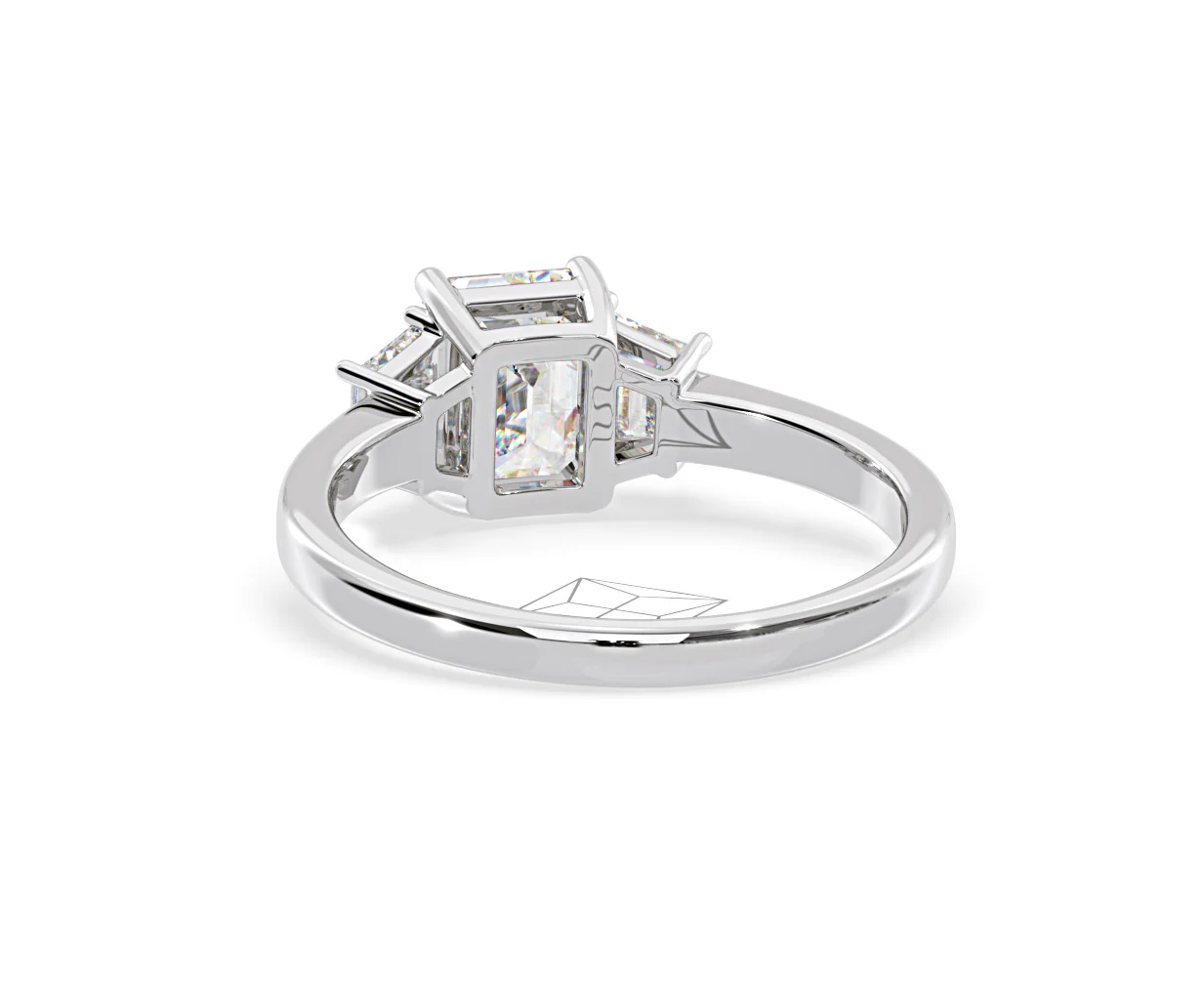 Erika Lab Diamond 1.70ct Emerald Cut Ring in 18K White Gold F/VS1 - Image 43