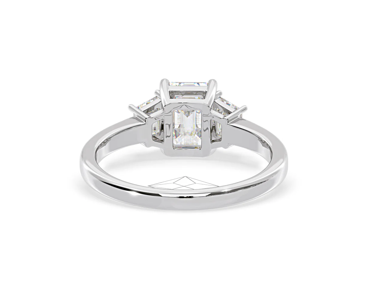 Erika Lab Diamond 1.70ct Emerald Cut Ring in 18K White Gold F/VS1 - Image 47