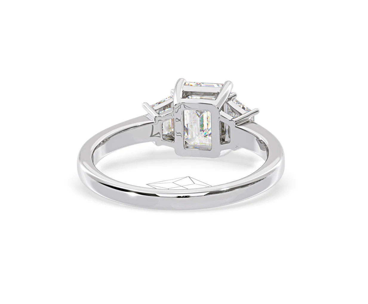 Erika Lab Diamond 1.70ct Emerald Cut Ring in 18K White Gold F/VS1 - Image 49