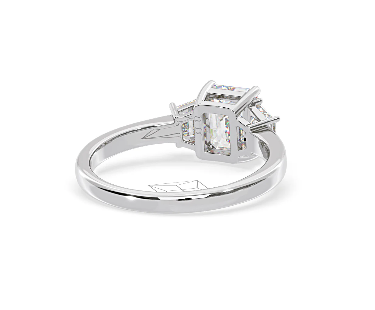 Erika Lab Diamond 1.70ct Emerald Cut Ring in 18K White Gold F/VS1 - Image 52