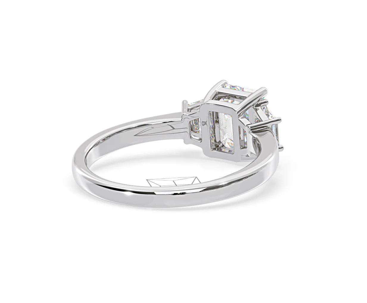 Erika Lab Diamond 1.70ct Emerald Cut Ring in 18K White Gold F/VS1 - Image 54