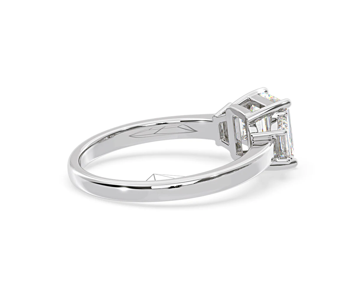 Erika Lab Diamond 1.70ct Emerald Cut Ring in 18K White Gold F/VS1 - Image 60
