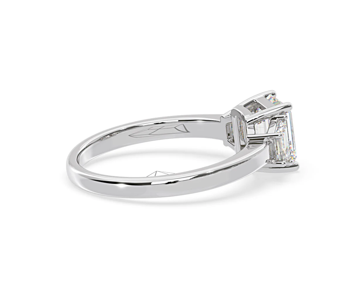 Erika Lab Diamond 1.70ct Emerald Cut Ring in 18K White Gold F/VS1 - Image 62
