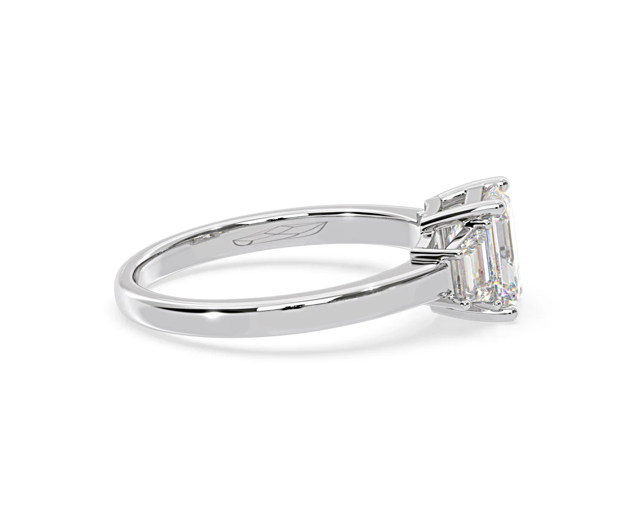 Erika Lab Diamond 1.70ct Emerald Cut Ring in 18K White Gold F/VS1 - Image 67
