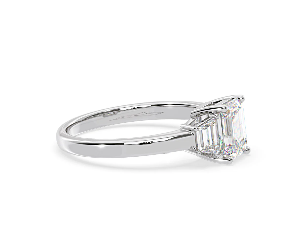 Erika Lab Diamond 1.70ct Emerald Cut Ring in 18K White Gold F/VS1 - Image 72