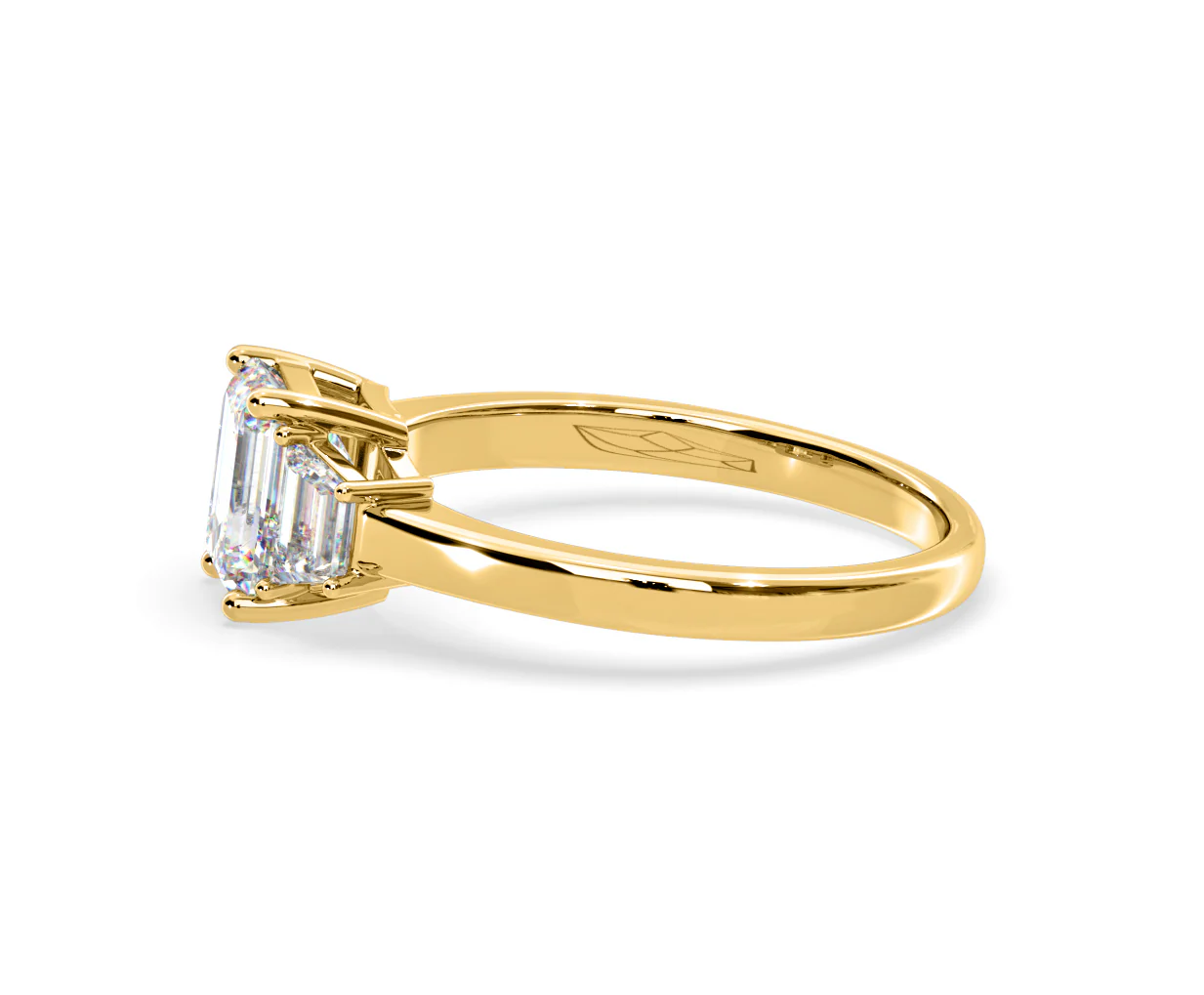 Erika Lab Diamond 1.70ct Emerald Cut Ring in 18K Yellow Gold F/VS1 - Image 25