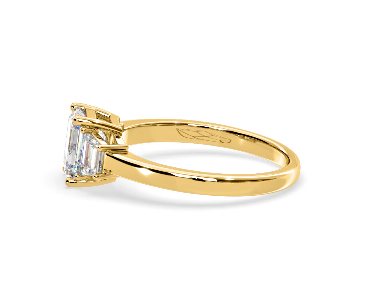 Erika Lab Diamond 1.70ct Emerald Cut Ring in 18K Yellow Gold F/VS1 - Image 26
