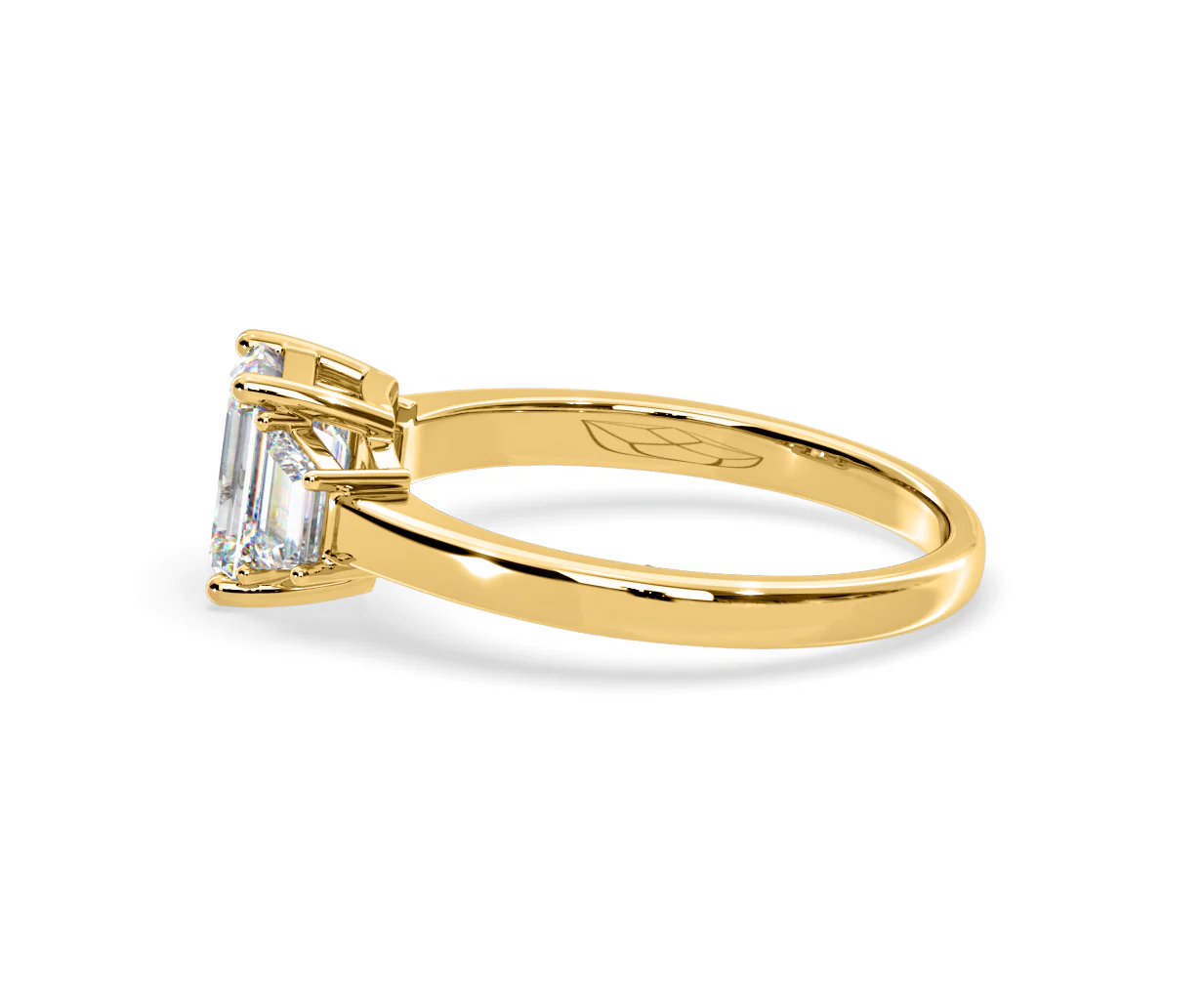 Erika Lab Diamond 1.70ct Emerald Cut Ring in 18K Yellow Gold F/VS1 - Image 27