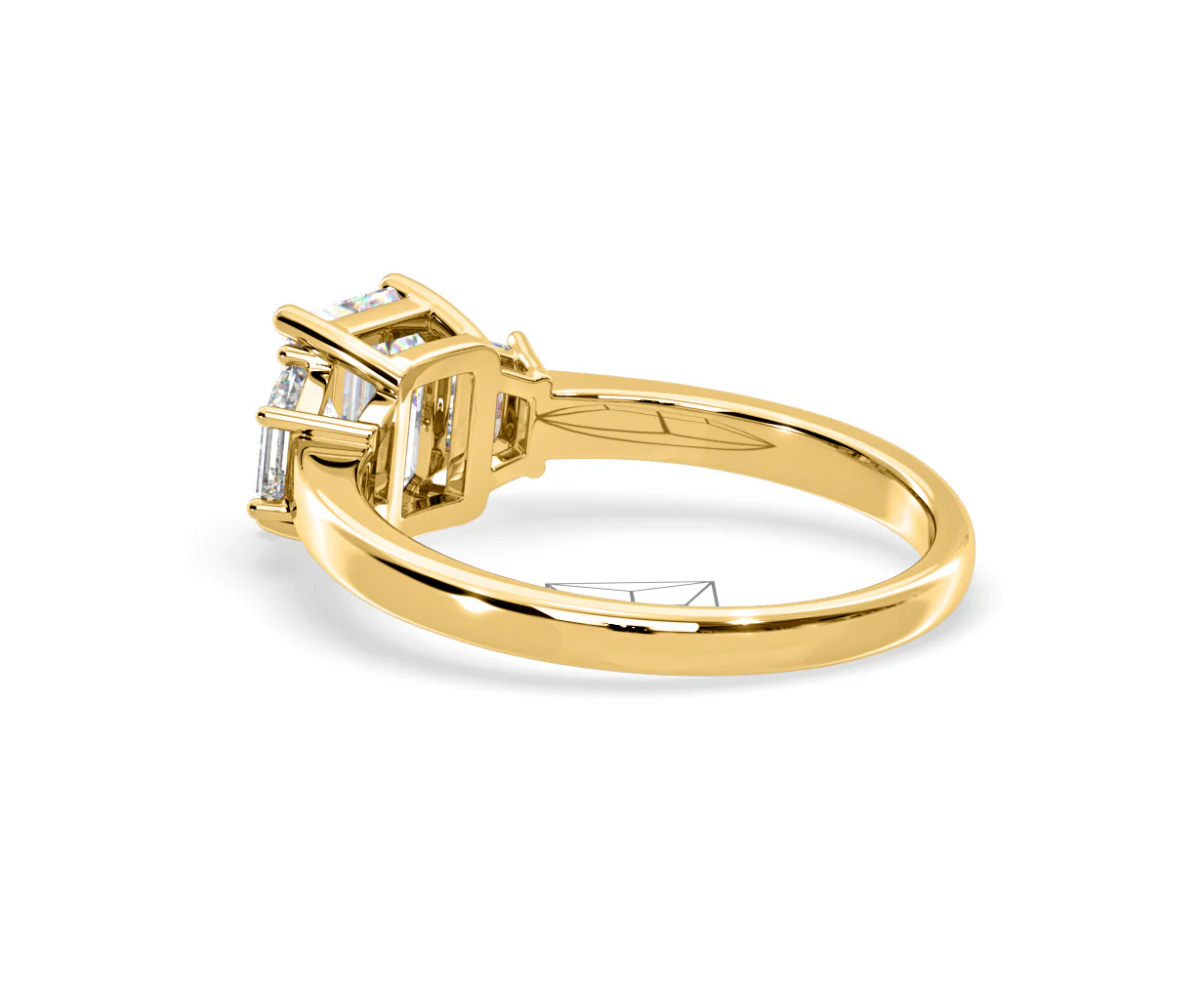 Erika Lab Diamond 1.70ct Emerald Cut Ring in 18K Yellow Gold F/VS1 - Image 36