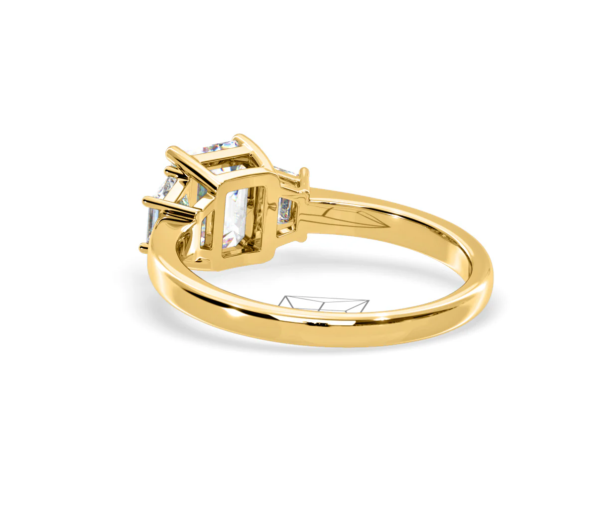 Erika Lab Diamond 1.70ct Emerald Cut Ring in 18K Yellow Gold F/VS1 - Image 39