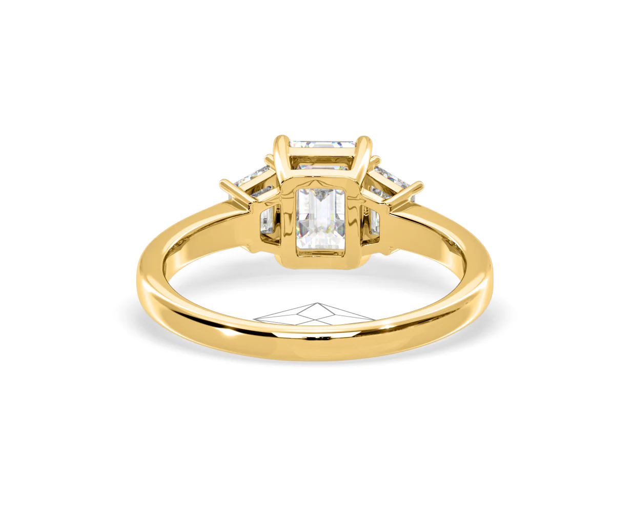 Erika Lab Diamond 1.70ct Emerald Cut Ring in 18K Yellow Gold F/VS1 - Image 47
