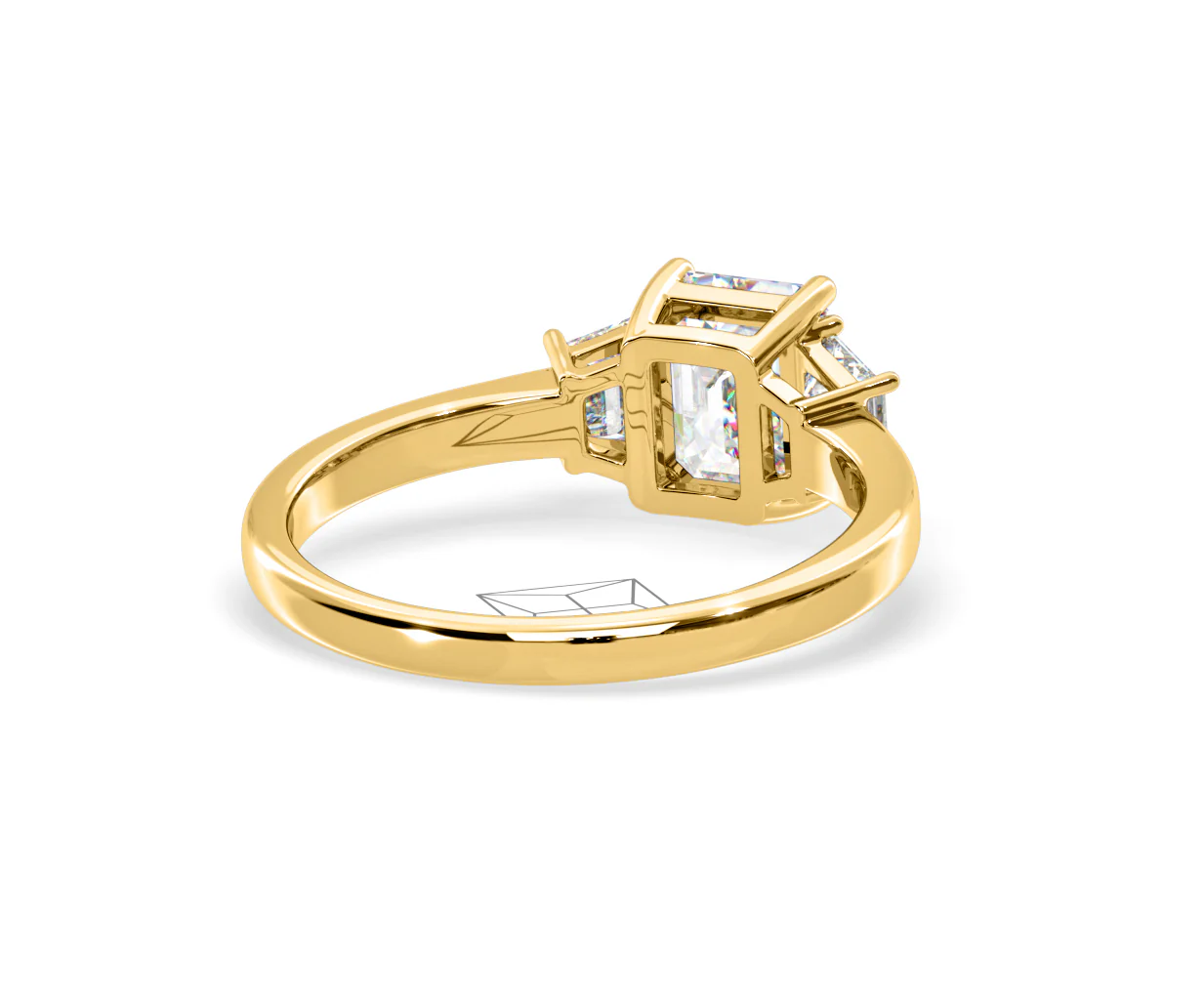 Erika Lab Diamond 1.70ct Emerald Cut Ring in 18K Yellow Gold F/VS1 - Image 52