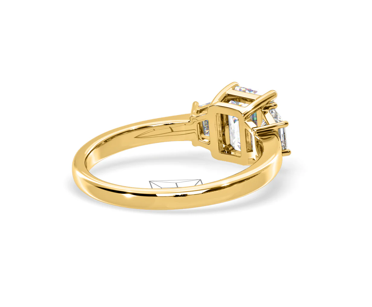 Erika Lab Diamond 1.70ct Emerald Cut Ring in 18K Yellow Gold F/VS1 - Image 55