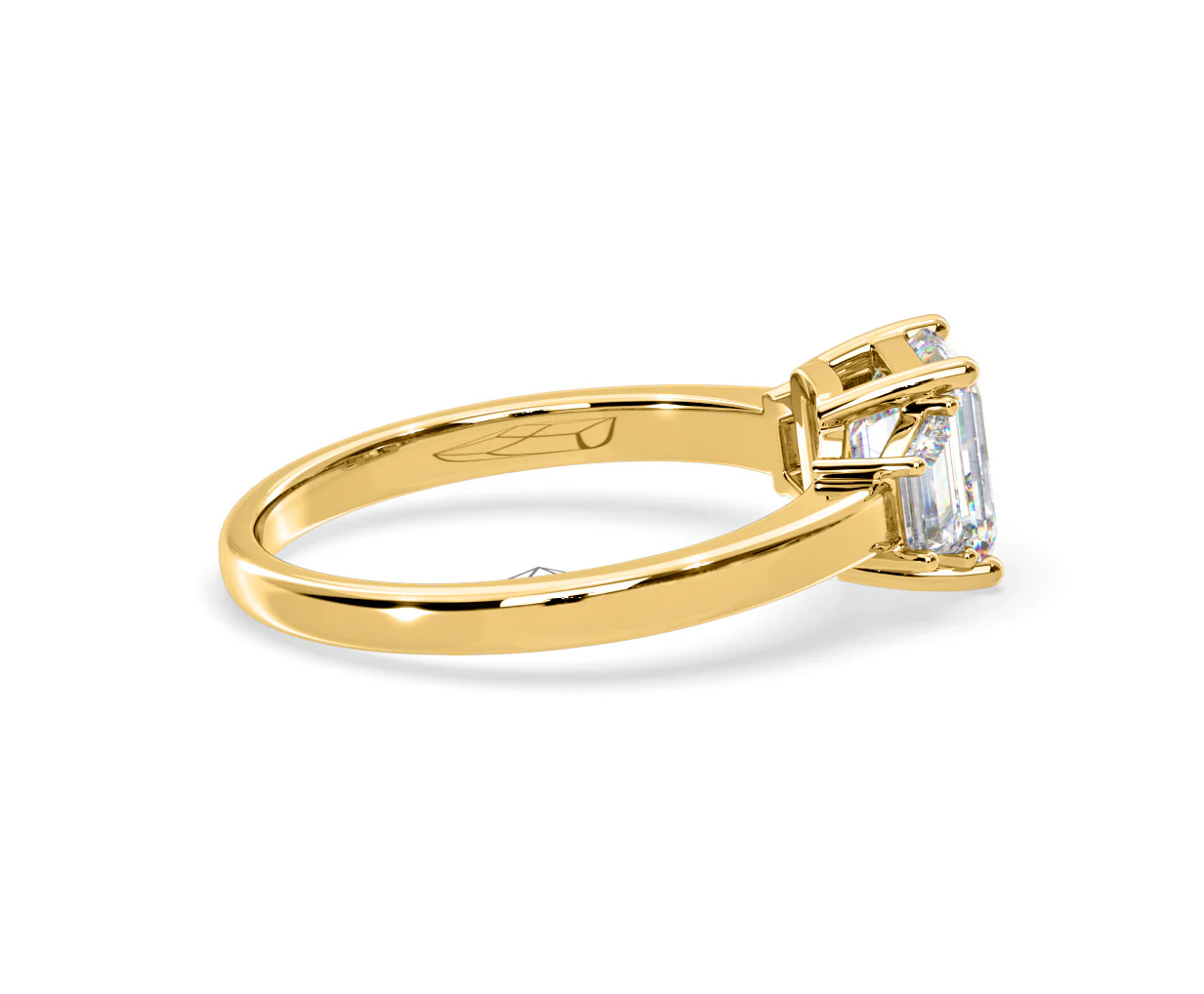 Erika Lab Diamond 1.70ct Emerald Cut Ring in 18K Yellow Gold F/VS1 - Image 64