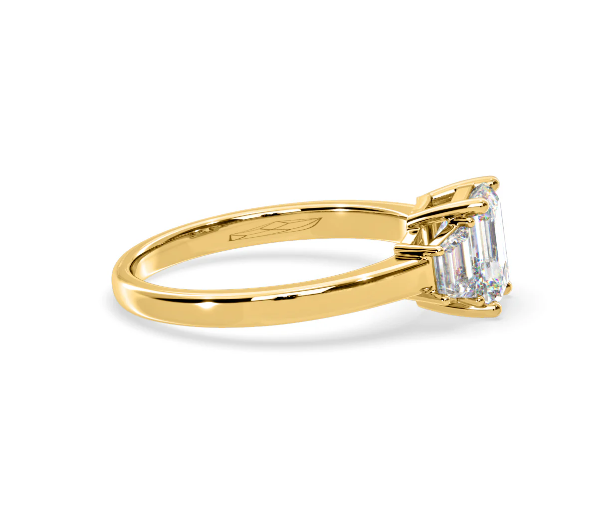 Erika Lab Diamond 1.70ct Emerald Cut Ring in 18K Yellow Gold F/VS1 - Image 68