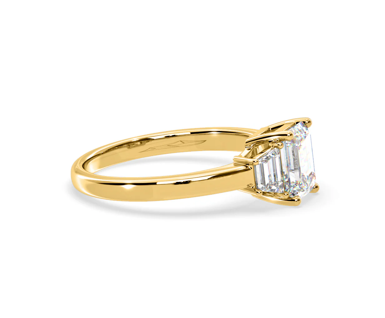 Erika Lab Diamond 1.70ct Emerald Cut Ring in 18K Yellow Gold F/VS1 - Image 71