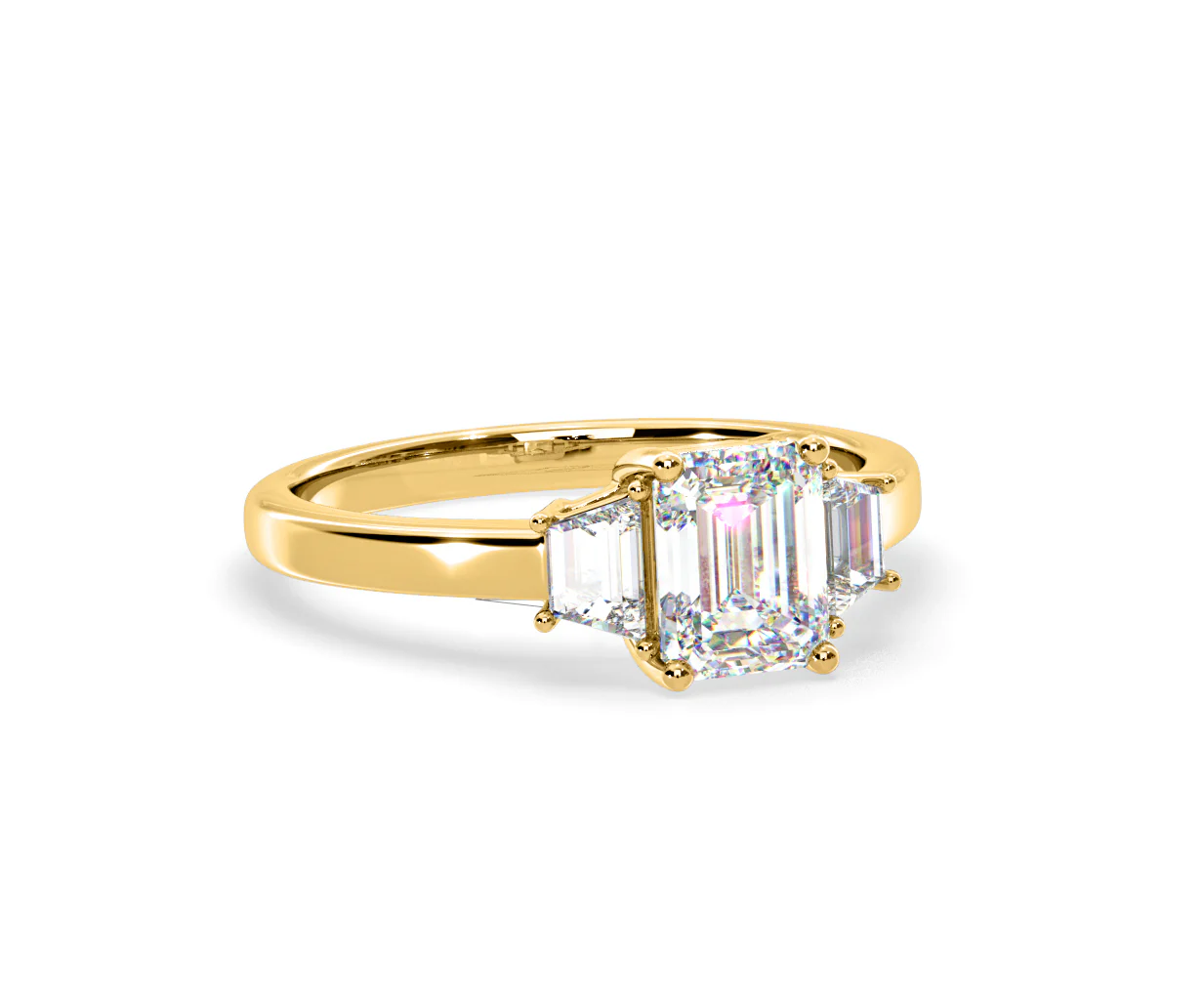 Erika Lab Diamond 1.70ct Emerald Cut Ring in 18K Yellow Gold F/VS1 - Image 81