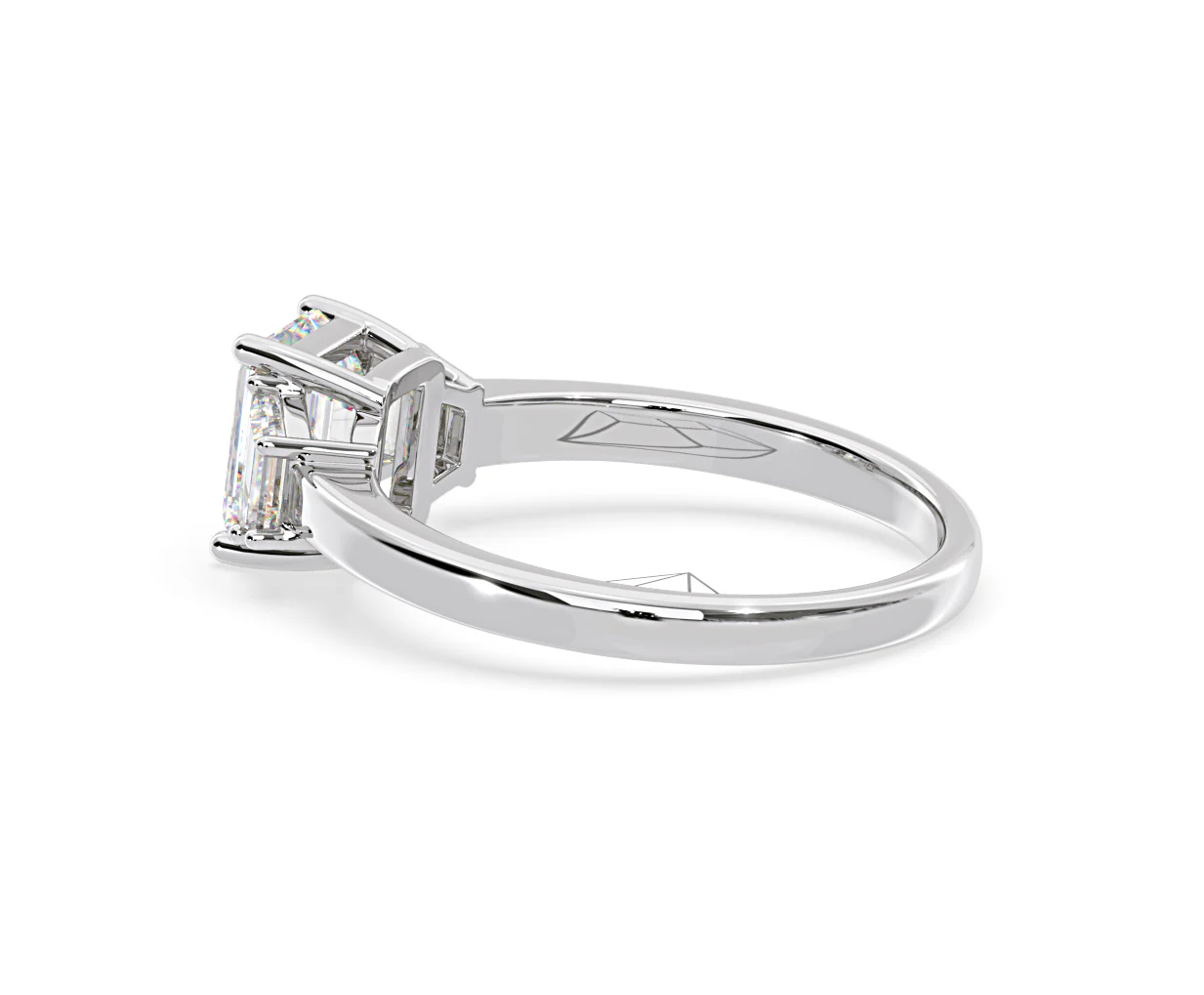 Erika Lab Diamond 1.70ct Emerald Cut Ring in Platinum F/VS1 - Image 32