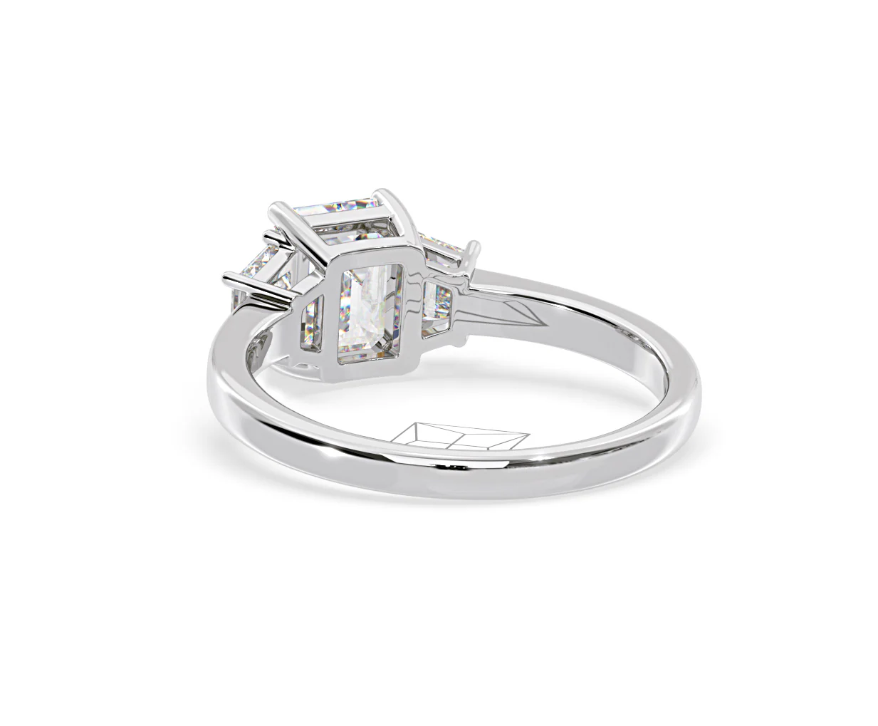Erika Lab Diamond 1.70ct Emerald Cut Ring in Platinum F/VS1 - Image 41