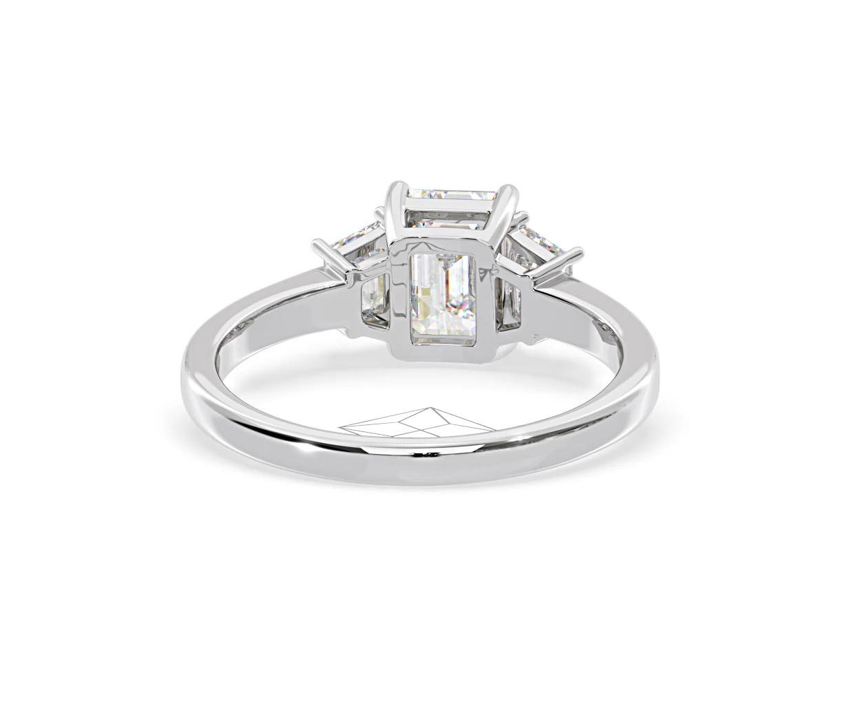Erika Lab Diamond 1.70ct Emerald Cut Ring in Platinum F/VS1 - Image 48