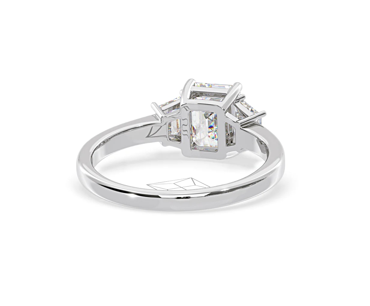 Erika Lab Diamond 1.70ct Emerald Cut Ring in Platinum F/VS1 - Image 50