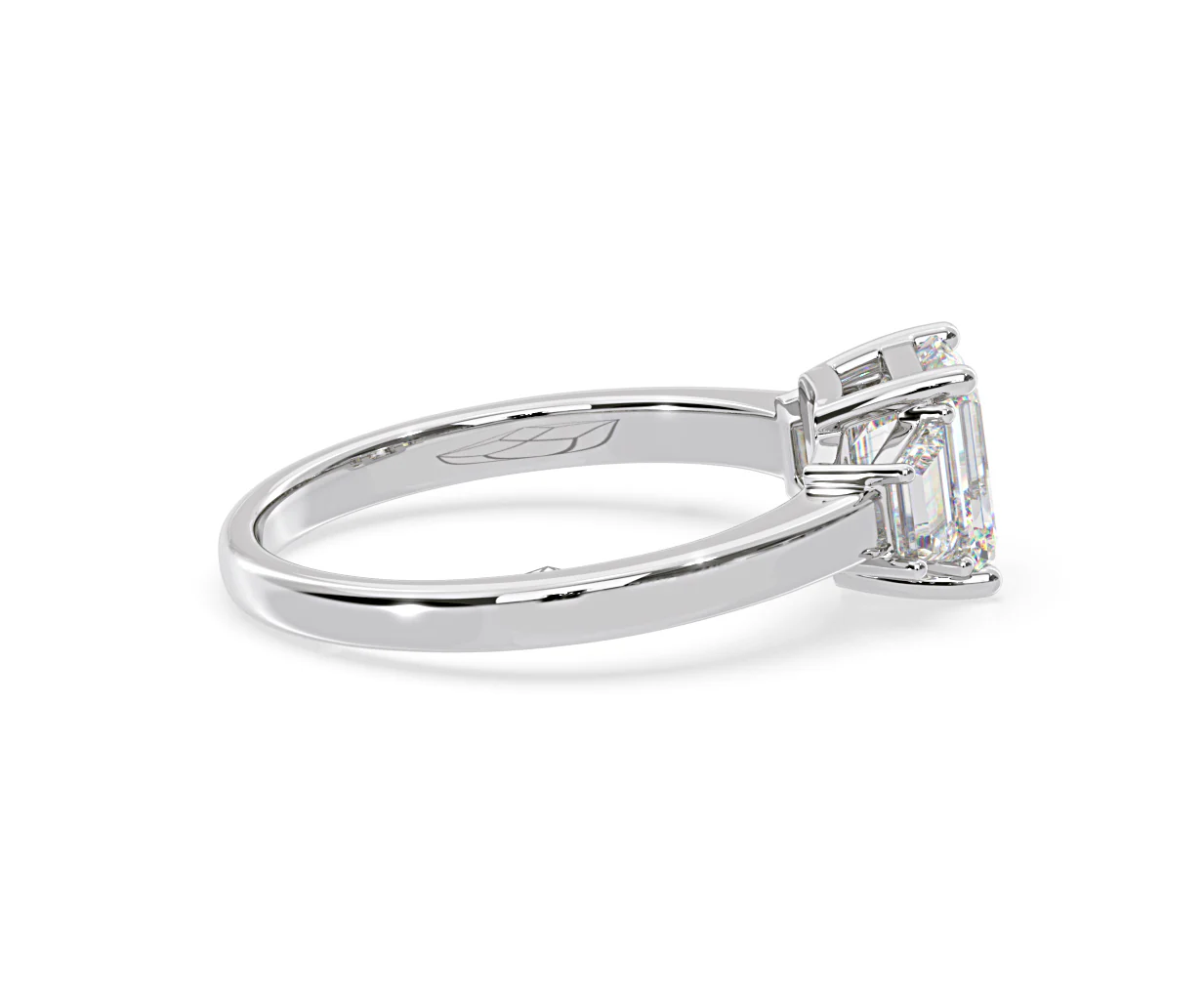 Erika Lab Diamond 1.70ct Emerald Cut Ring in Platinum F/VS1 - Image 65