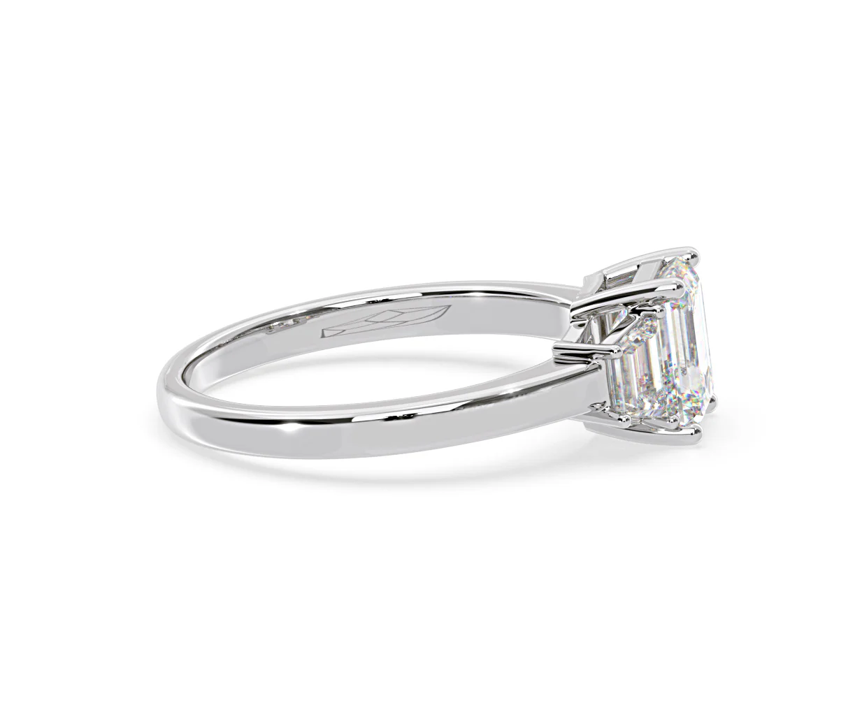Erika Lab Diamond 1.70ct Emerald Cut Ring in Platinum F/VS1 - Image 68