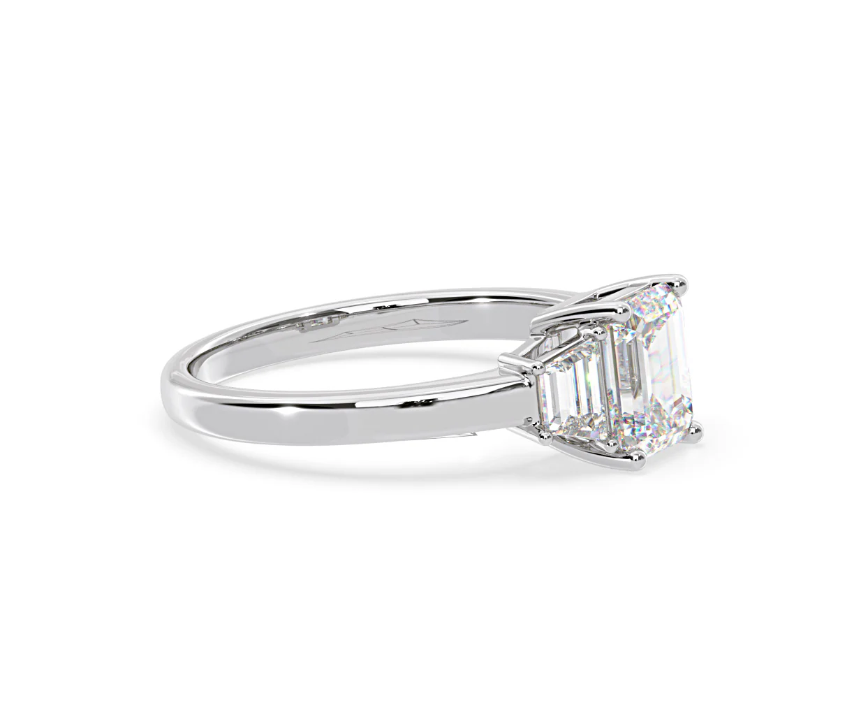 Erika Lab Diamond 1.70ct Emerald Cut Ring in Platinum F/VS1 - Image 73