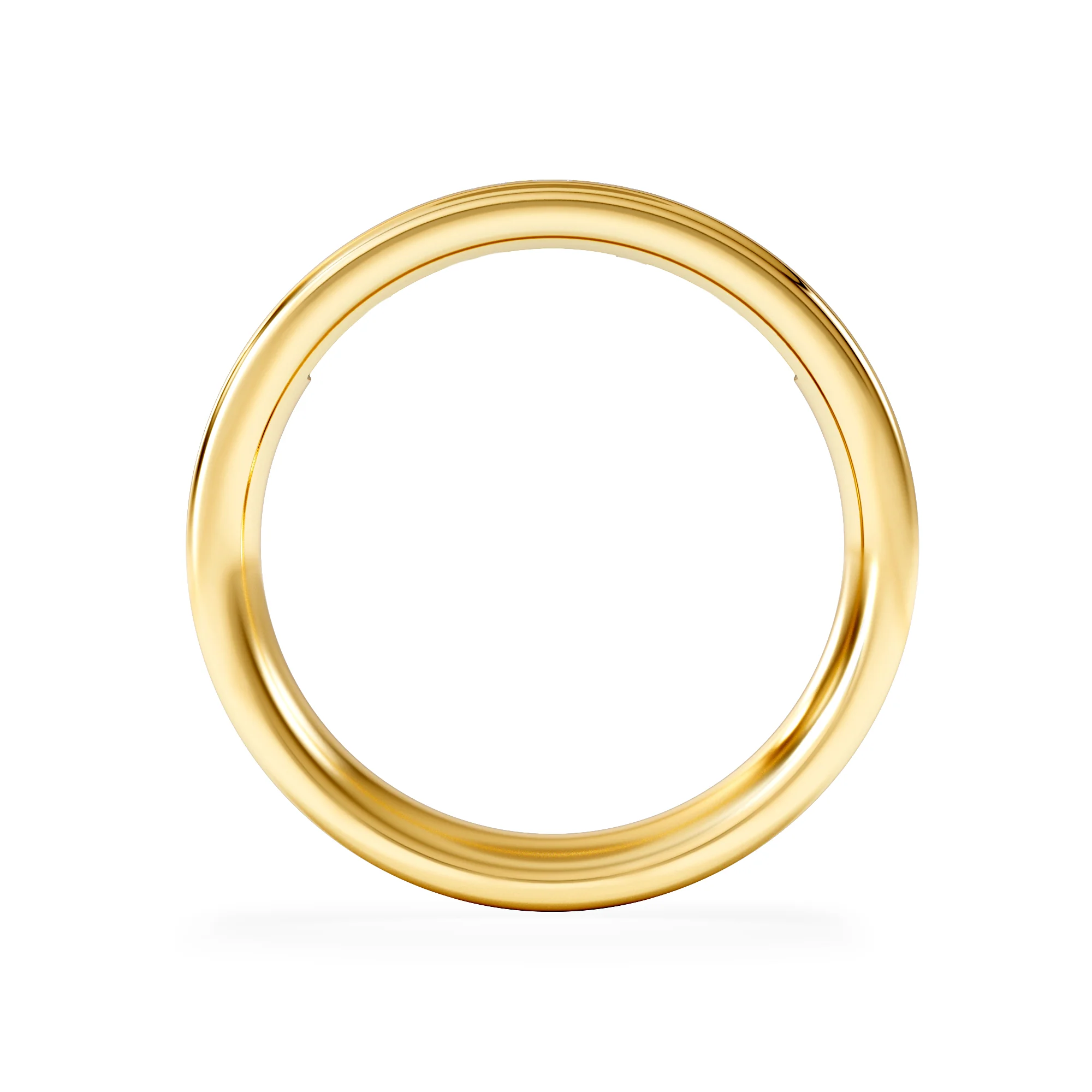 Eterna Lab Diamond Princess Cut Half Eternity Ring 0.50ct H/SI in 18K Gold Vermeil - Image 3