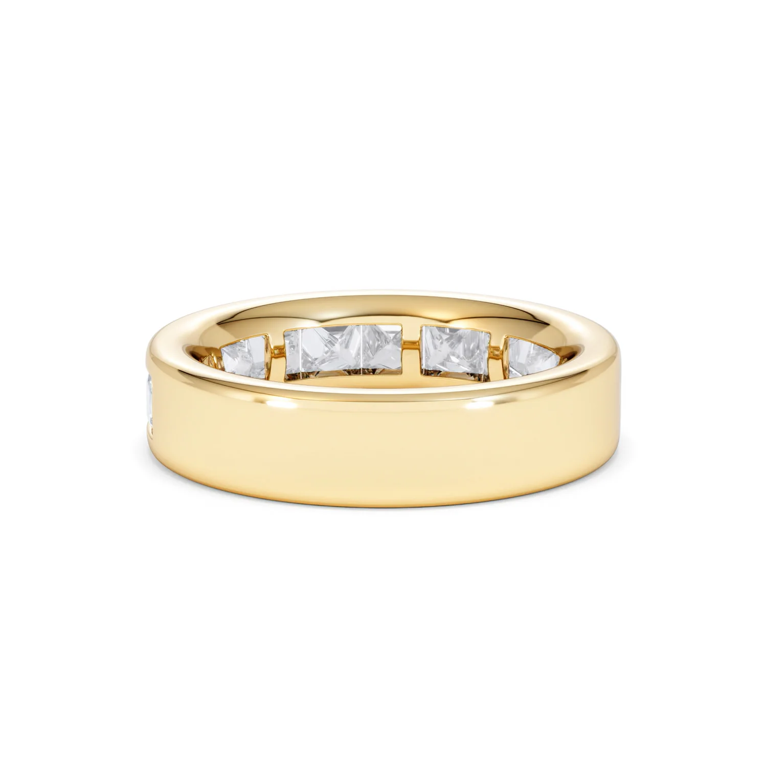 Eterna Lab Diamond Princess Cut Half Eternity Ring 2.00ct F/VS in 9K Gold - Image 53