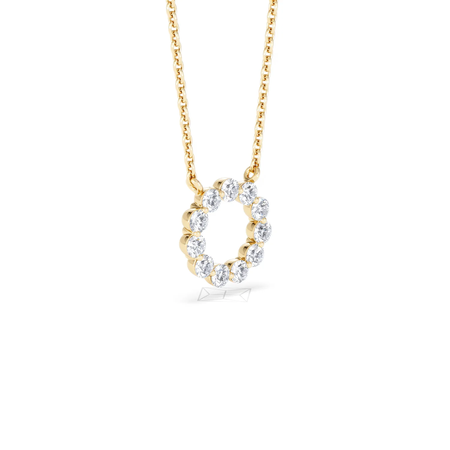 Eternal Glow Lab Diamond Necklace 0.25ct in 18K Gold Vermeil - Image 21