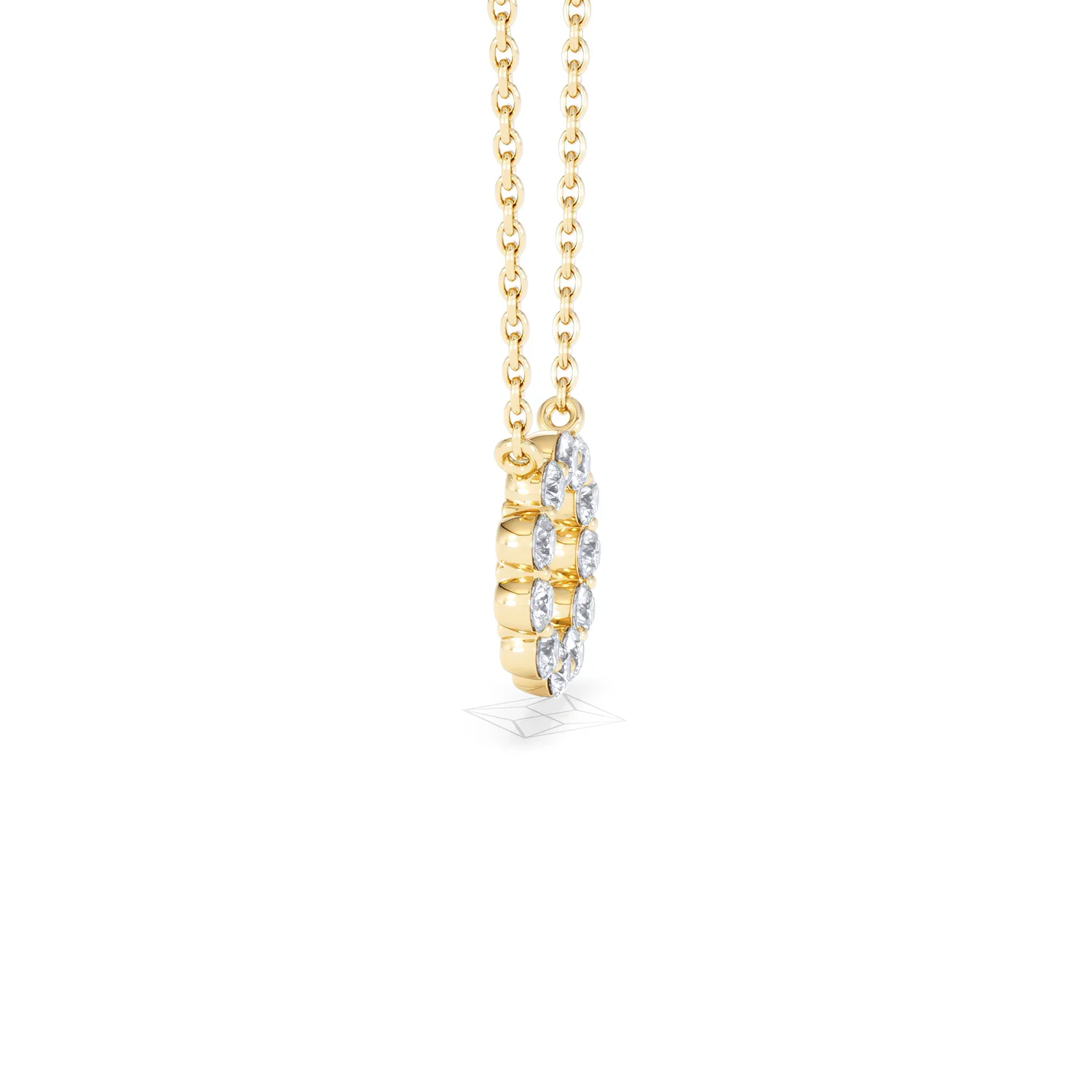 Eternal Glow Lab Diamond Necklace 0.25ct in 18K Gold Vermeil - Image 29