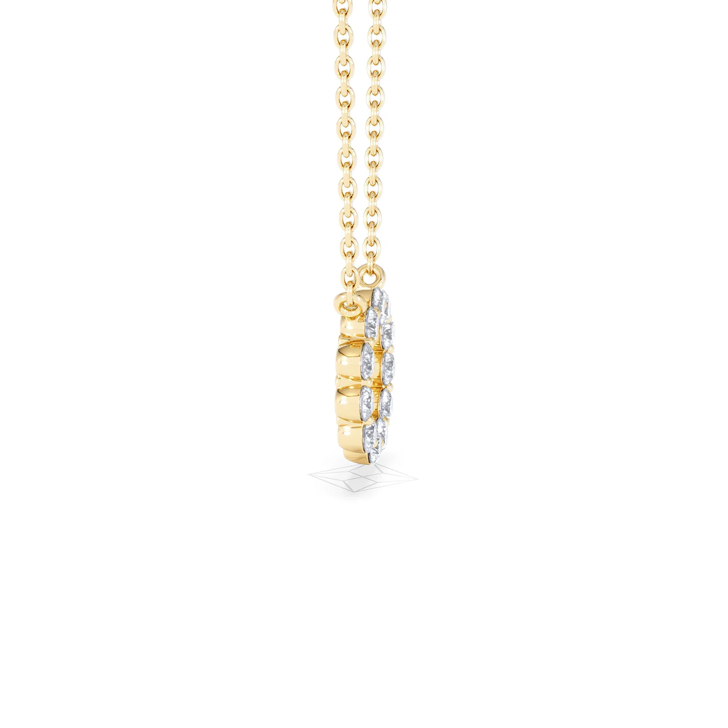 Eternal Glow Lab Diamond Necklace 0.25ct in 18K Gold Vermeil - Image 30