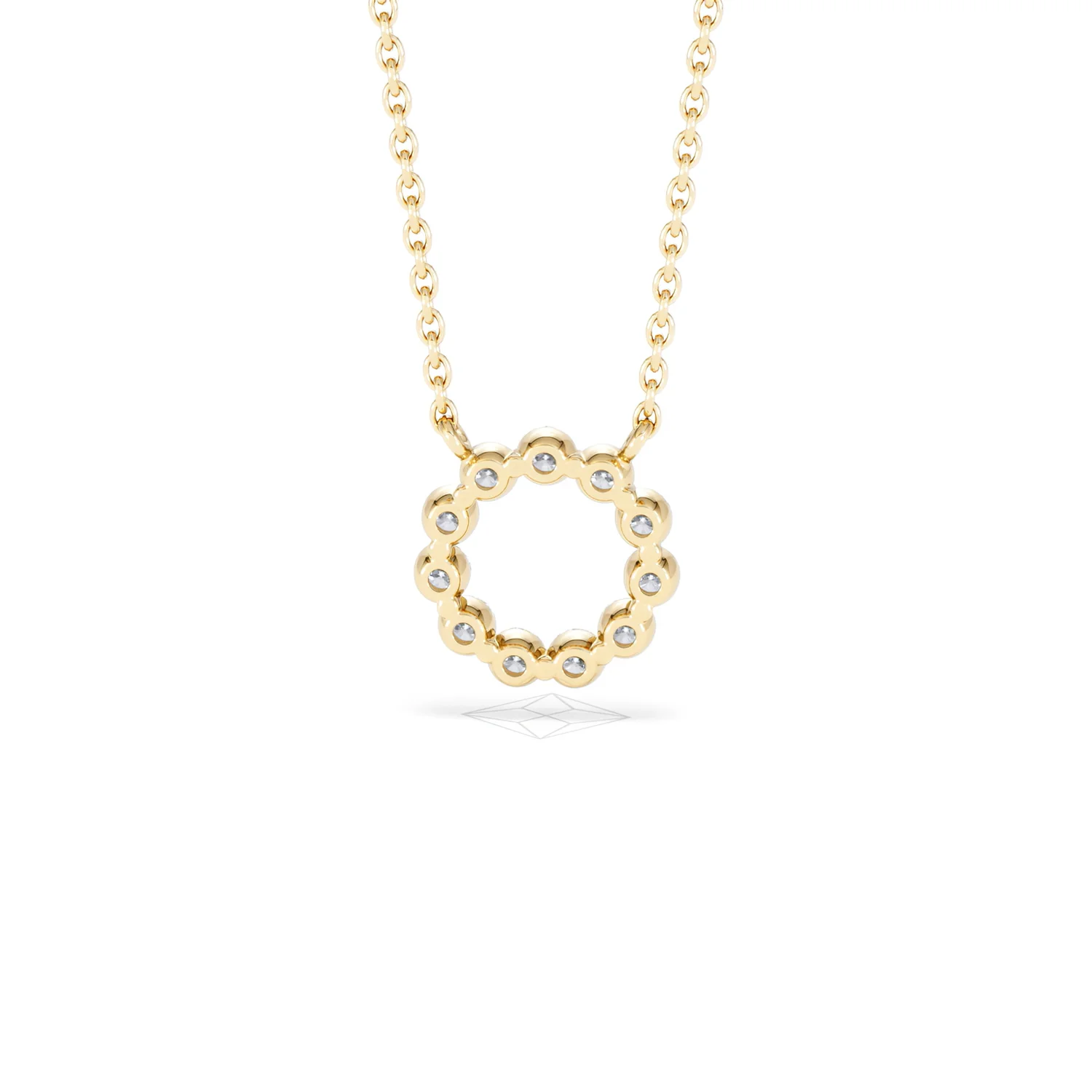 Eternal Glow Lab Diamond Necklace 0.25ct in 18K Gold Vermeil - Image 51