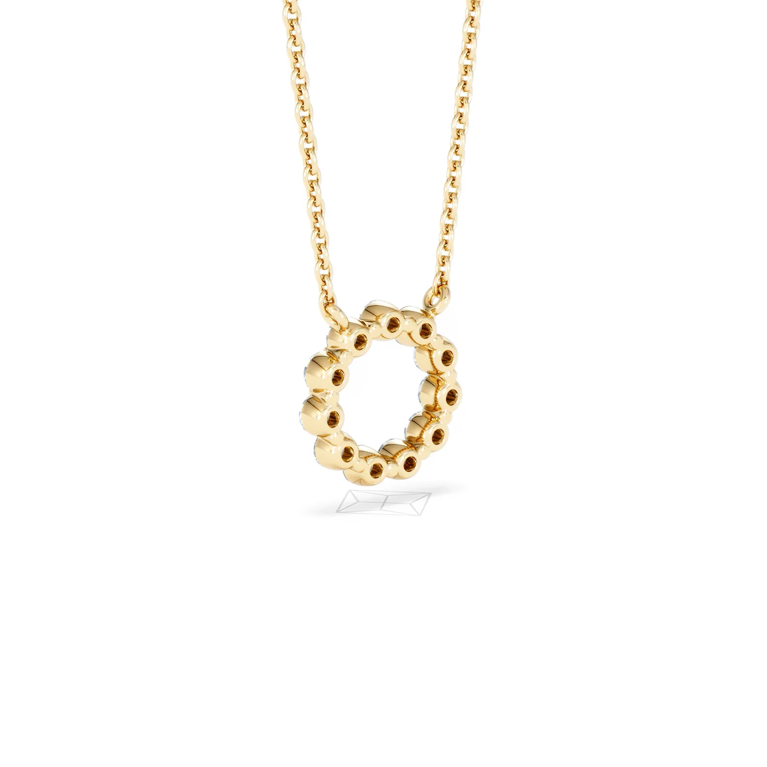 Eternal Glow Lab Diamond Necklace 0.25ct in 18K Gold Vermeil - Image 60