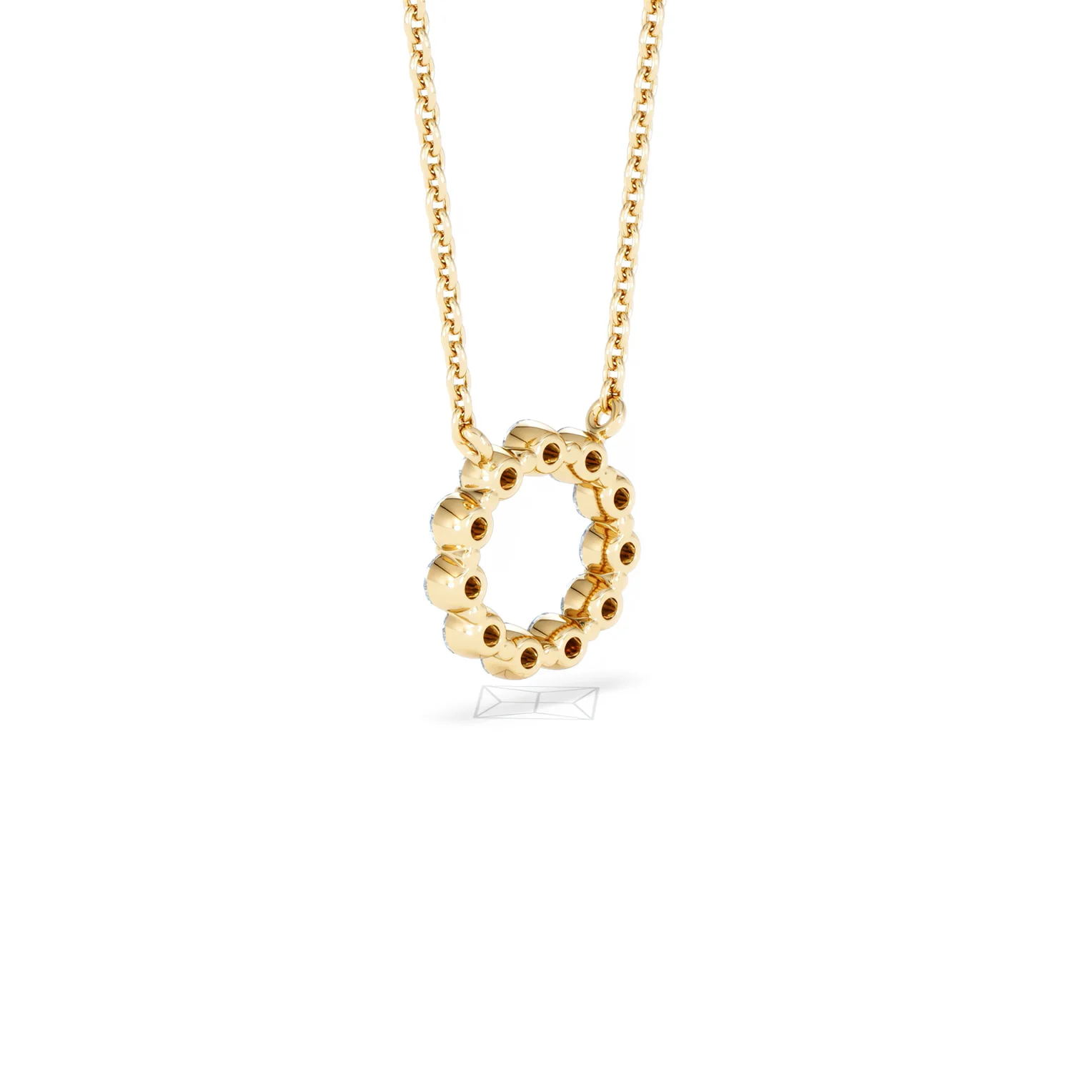 Eternal Glow Lab Diamond Necklace 0.25ct in 18K Gold Vermeil - Image 61