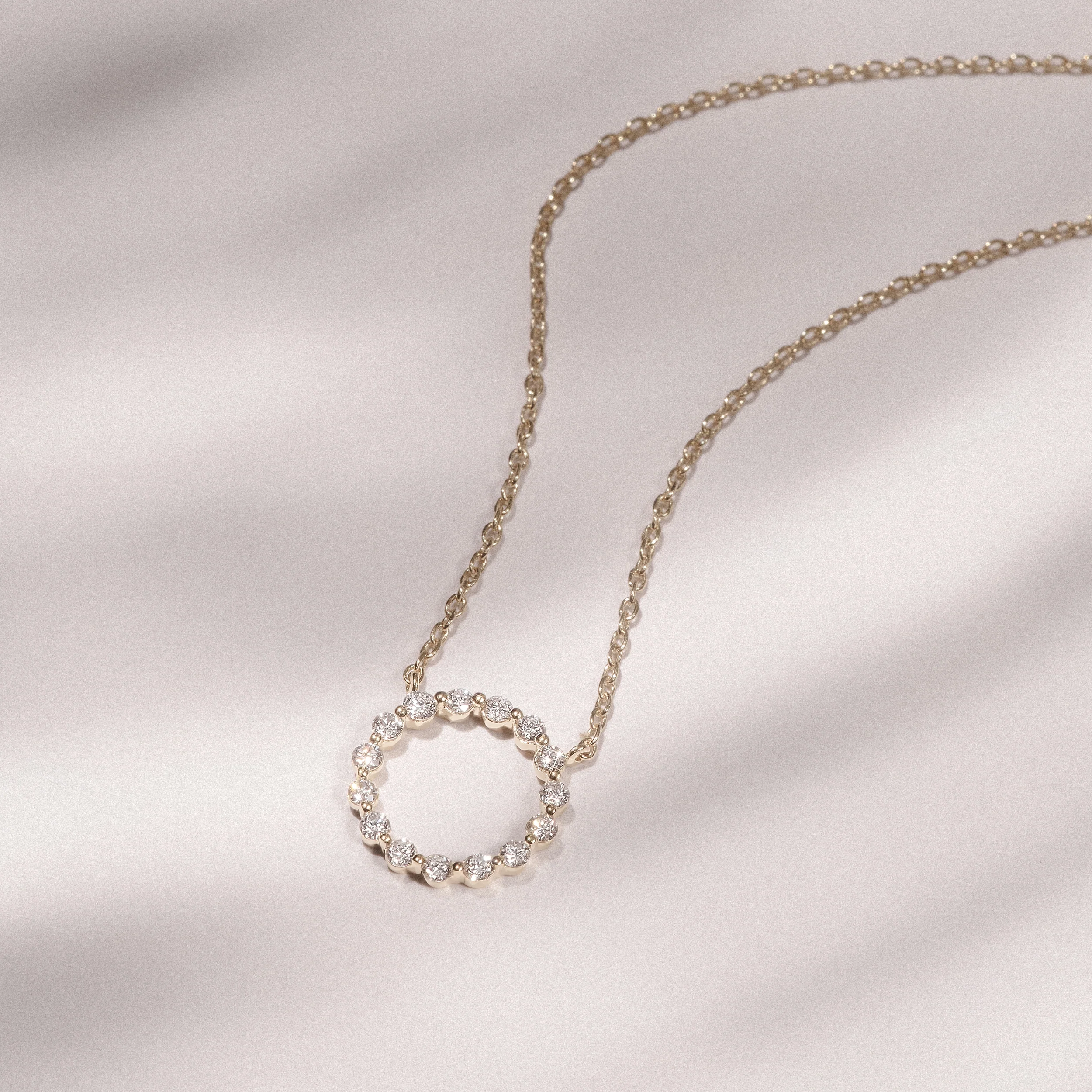 Eternal Glow Lab Diamond Necklace 0.25ct in 18K Gold Vermeil - Image 8